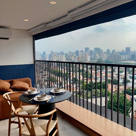 Apartamento Com Estacao De Trabalho E Vista Proximo A Faria Lima E Congonhas São Paulo Luaran gambar