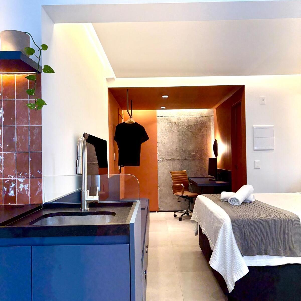 Apartamento Com Estacao De Trabalho E Vista Proximo A Faria Lima E Congonhas São Paulo Luaran gambar