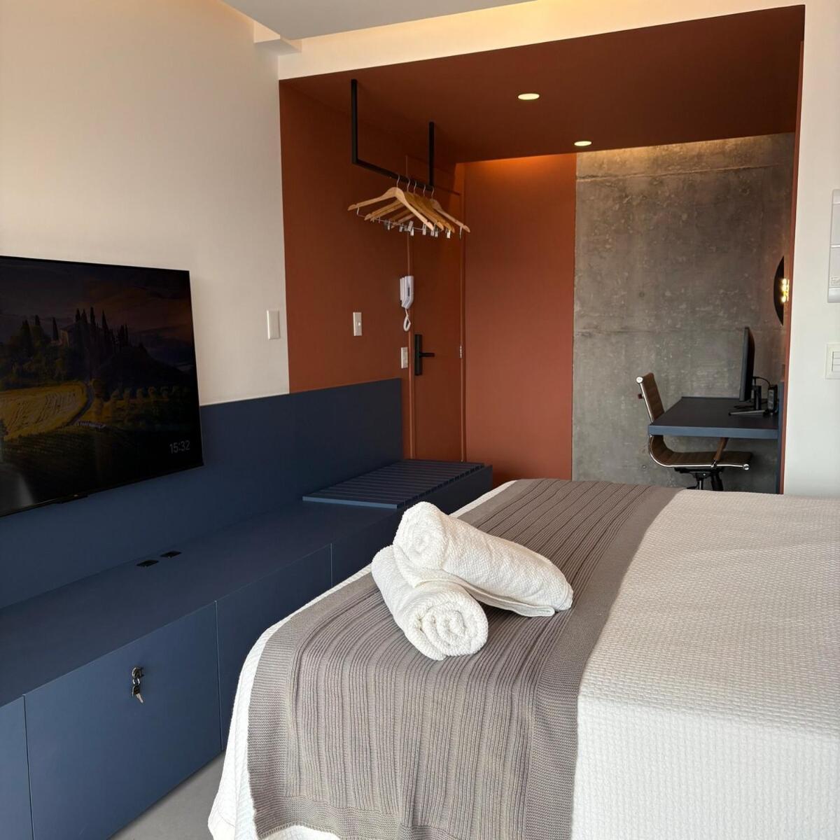 Apartamento Com Estacao De Trabalho E Vista Proximo A Faria Lima E Congonhas São Paulo Luaran gambar