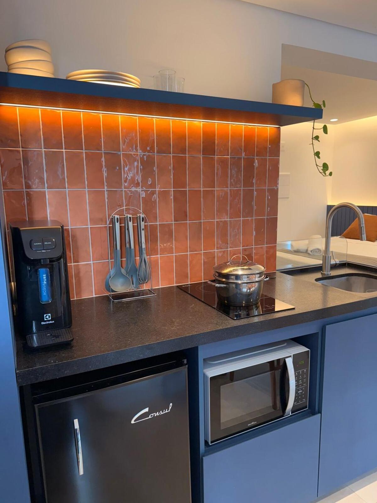 Apartamento Com Estacao De Trabalho E Vista Proximo A Faria Lima E Congonhas São Paulo Luaran gambar